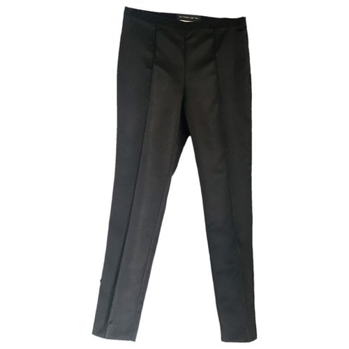 Pre-owned Etro Straight Pants In Black