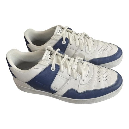 Pre-owned Celine Leather Trainers In White