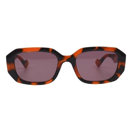 Pre-owned Gucci Sunglasses In Orange