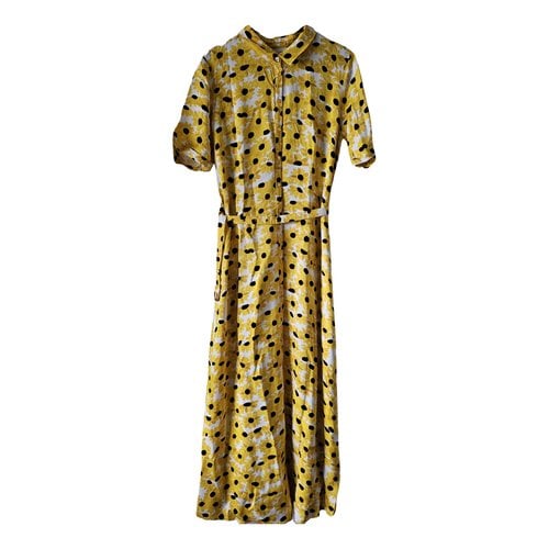 Pre-owned Fabienne Chapot Maxi Dress In Yellow