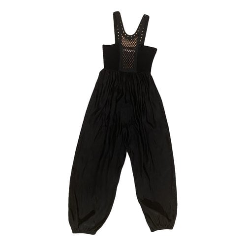 Pre-owned Stella Mccartney Silk Jumpsuit In Black