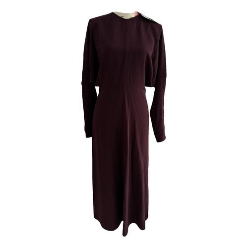 Pre-owned Victoria Beckham Mid-length Dress In Brown