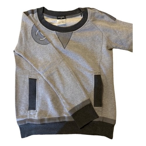 Pre-owned Chanel Sweatshirt In Grey