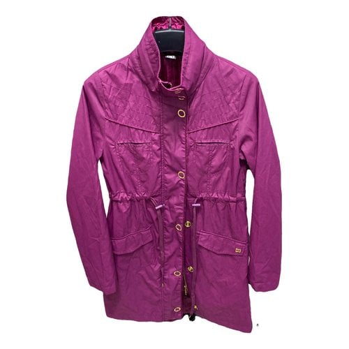 Pre-owned Dc Shoes Trench Coat In Purple
