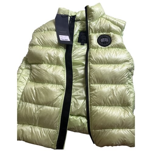 Pre-owned Canada Goose Puffer In Yellow
