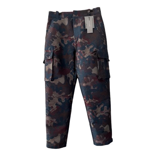 Pre-owned Dior Trousers In Multicolour