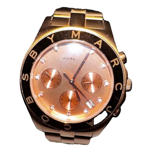 Pre-owned Marc Jacobs Pink Gold Watch In Other