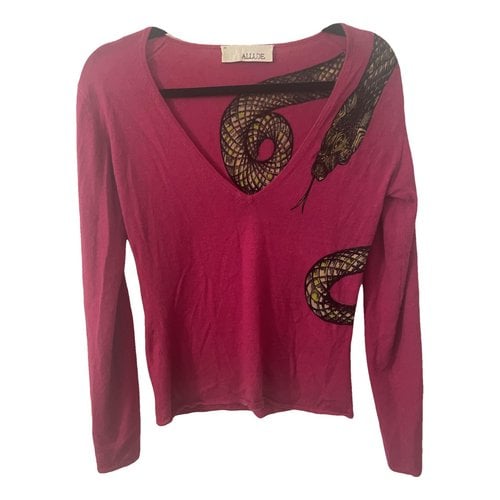 Pre-owned Allude Cashmere Jumper In Pink