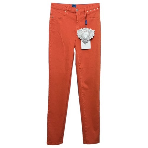 Pre-owned Gilmar Slim Jeans In Orange