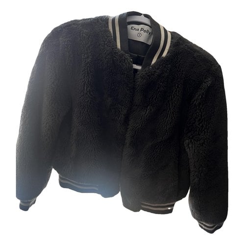 Pre-owned Ena Pelly Faux Fur Jacket In Grey