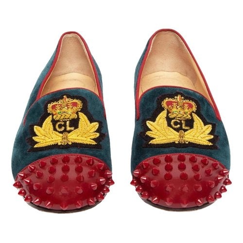 Pre-owned Christian Louboutin Flats In Multicolour