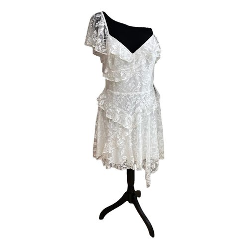 Pre-owned Amanda Uprichard Mini Dress In White