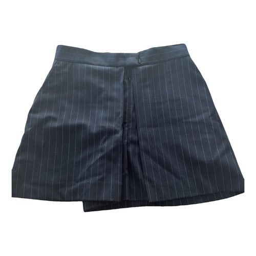 Pre-owned Sandro Shorts In Navy