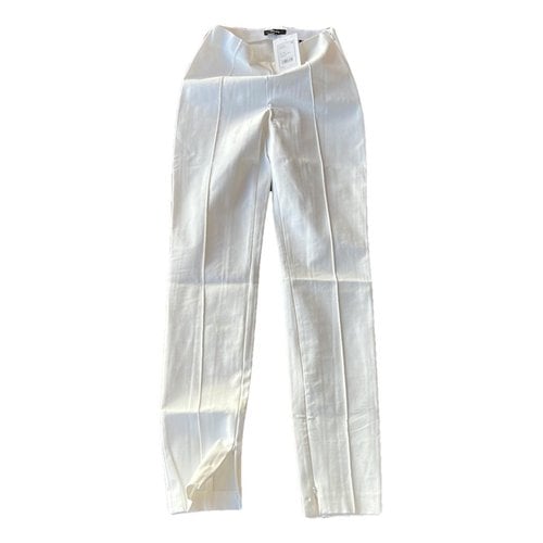 Pre-owned Theory Leggings In White