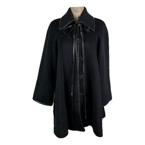 Pre-owned Rebecca Taylor Wool Coat In Black