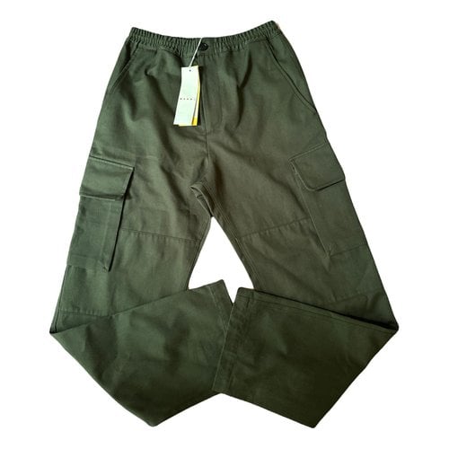 Pre-owned Marni Trousers In Green