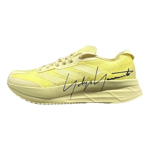 Pre-owned Y-3 By Yohji Yamamoto Low Trainers In Yellow