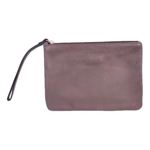 Pre-owned Coccinelle Leather Wallet In Grey