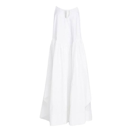 Pre-owned Khaite Mid-length Dress In White