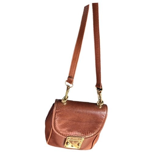 Pre-owned Colombo Leather Handbag In Camel