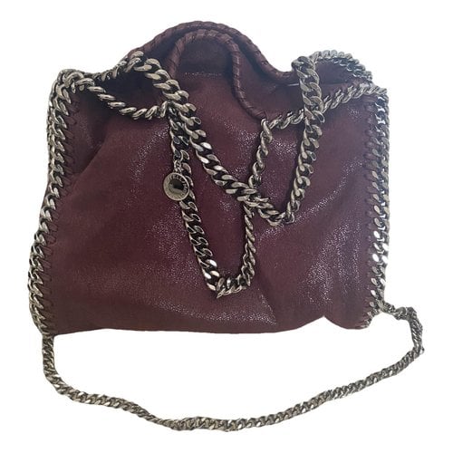 Pre-owned Stella Mccartney Falabella Cloth Handbag In Purple