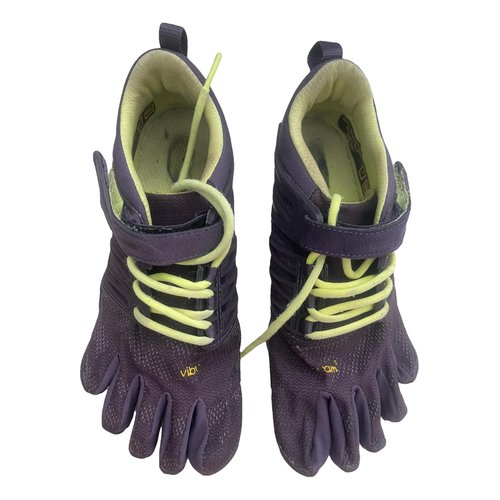 Pre-owned Vibram Trainers In Purple