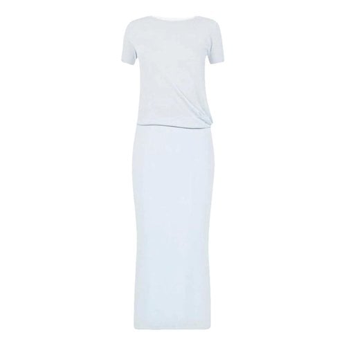 Pre-owned Aya Muse Mid-length Dress In Blue