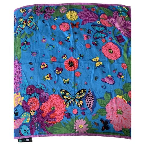 Pre-owned Ken Scott Silk Handkerchief In Multicolour