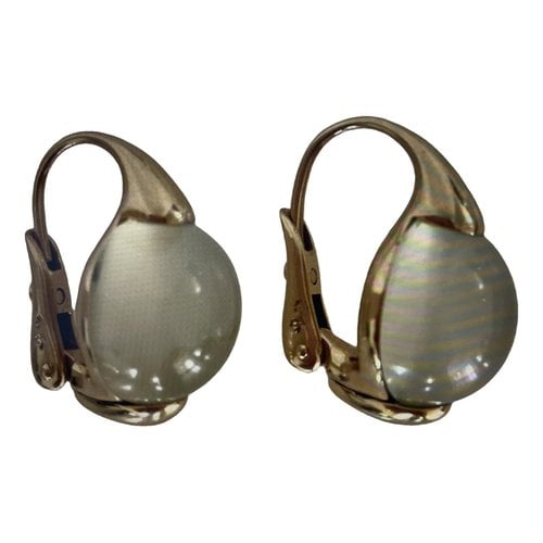 Pre-owned Pomellato Luna Pink Gold Earrings In Yellow