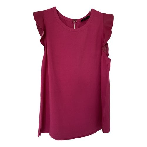 Pre-owned Pinko Top In Pink