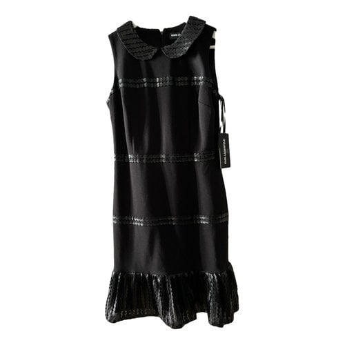 Pre-owned Karl Lagerfeld Mid-length Dress In Black