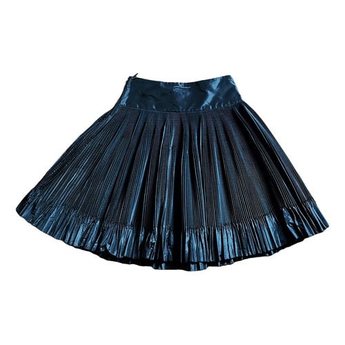Pre-owned Jean Paul Gaultier Silk Mid-length Skirt In Black