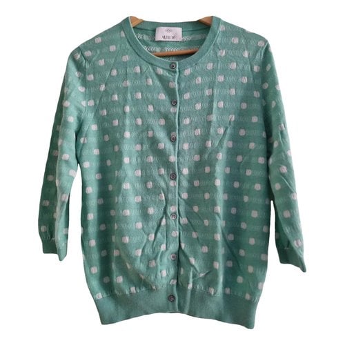 Pre-owned Allude Cashmere Cardigan In Green