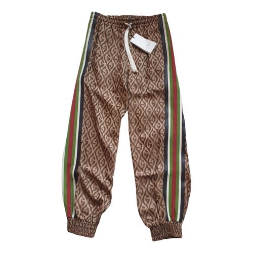 Pre-owned Gucci Trousers In Multicolour