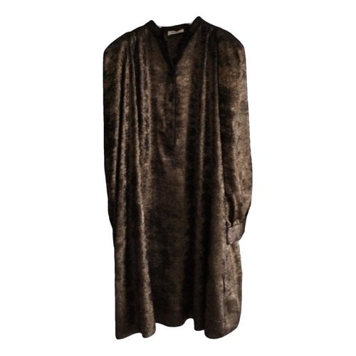 Pre-owned Zadig & Voltaire Mid-length Dress In Gold