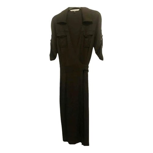 Pre-owned Diane Von Furstenberg Mid-length Dress In Brown