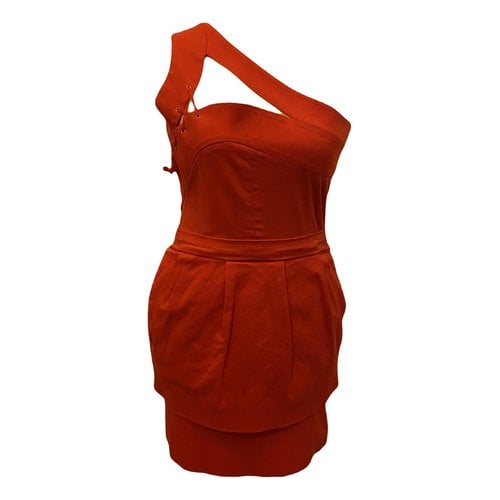 Pre-owned Preen By Thornton Bregazzi Mini Dress In Red