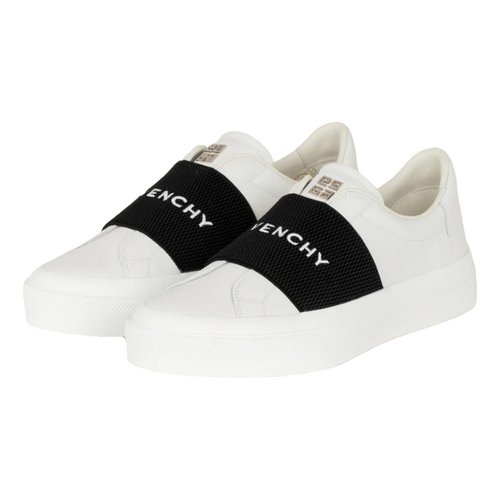 Pre-owned Givenchy Leather Espadrilles In White