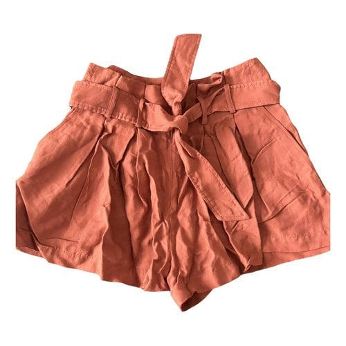 Pre-owned Sandro Spring Summer 2019 Shorts In Brown
