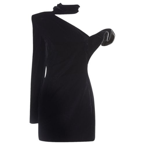 Pre-owned Saint Laurent Velvet Dress In Black