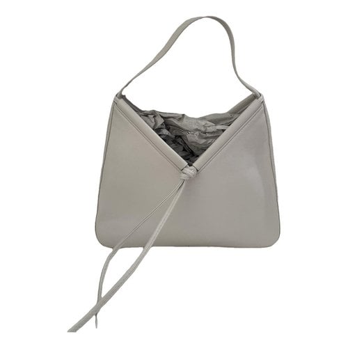 Pre-owned Reformation Leather Handbag In White