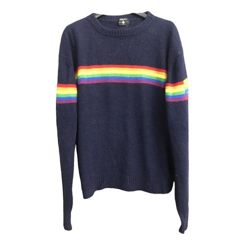 Pre-owned Fiorucci Wool Pull In Blue