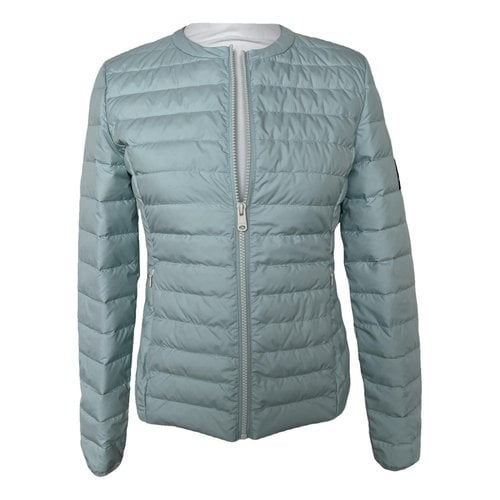 Pre-owned Ecoalf Short Vest In Turquoise