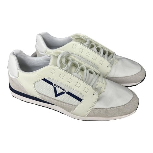Pre-owned Diesel Low Trainers In White