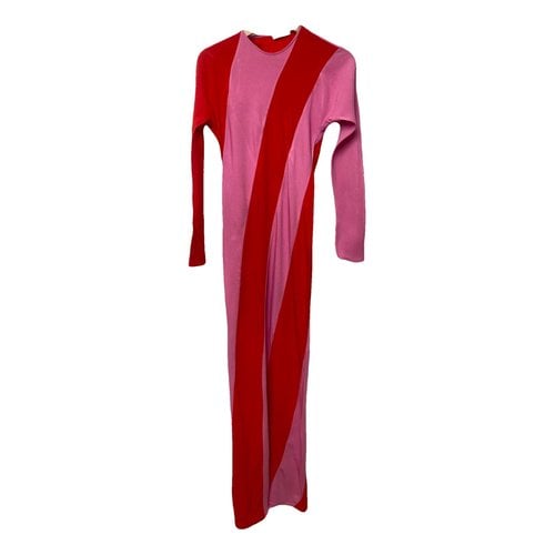 Pre-owned Attico Mid-length Dress In Red
