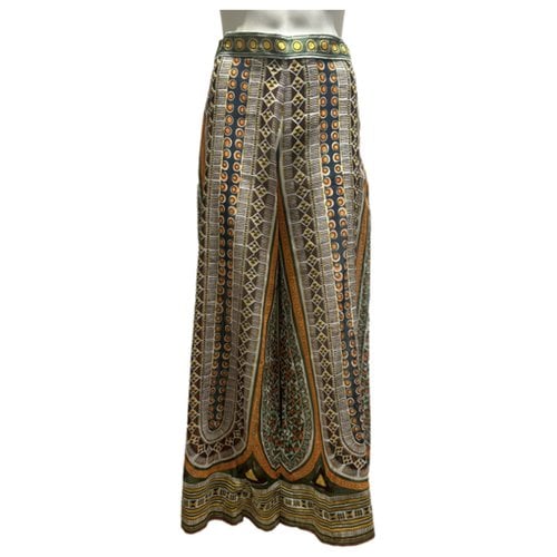 Pre-owned Valentino Large Pants In Multicolour