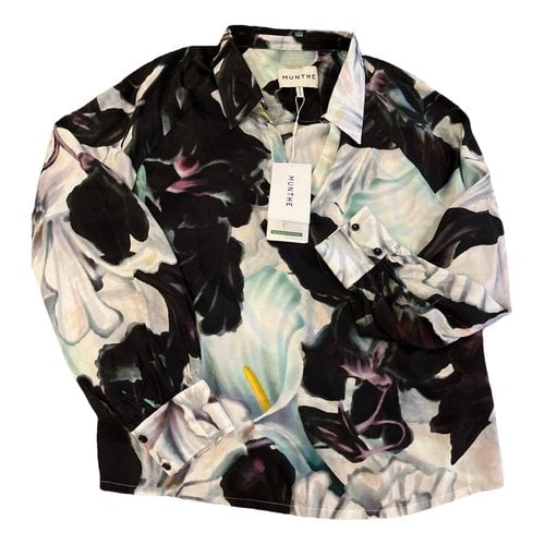 Pre-owned Munthe Blouse In Multicolour