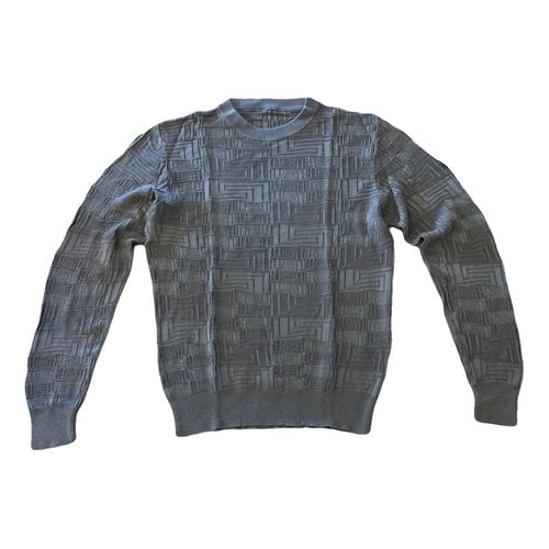 Pre-owned Versace Sweatshirt In Grey