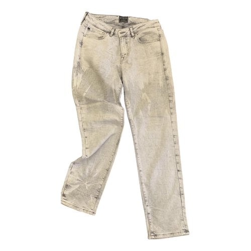 Pre-owned Guess Slim Jean In Grey