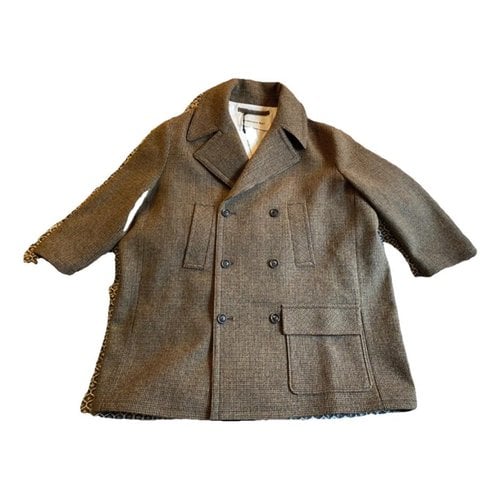 Pre-owned Andersson Bell Wool Coat In Camel